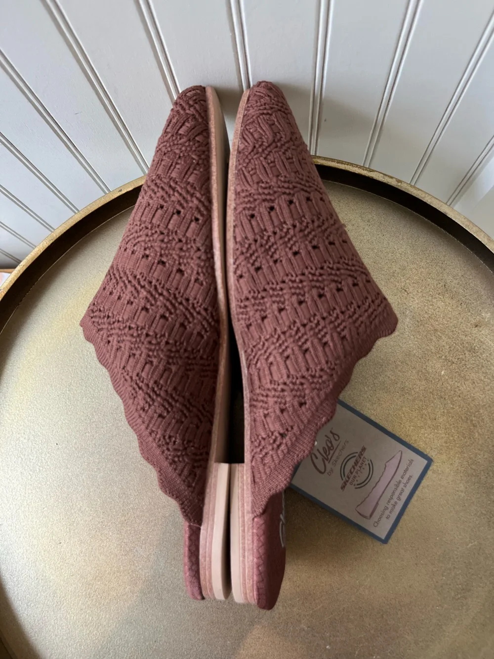 NEW SKECHERS WOMEN’S CLEO SNIP-SWEET DAFFODIL MULE | CINNAMON | 7 | NEW WITH TAG - Picture 6 of 14